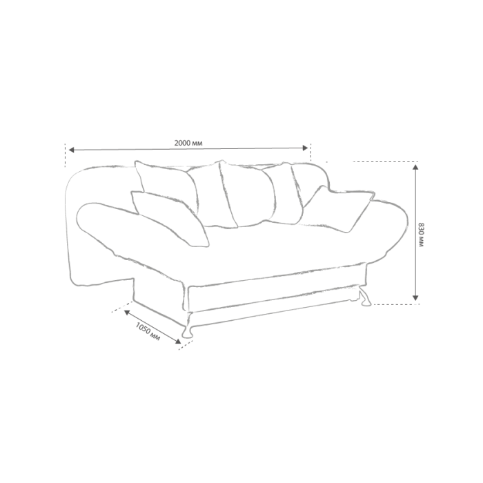 Диван Оскар-39 розкладний