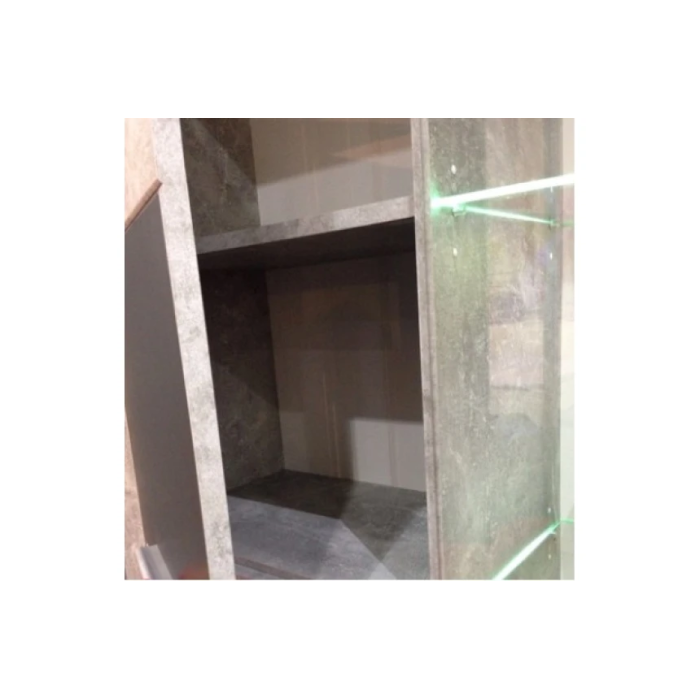 Стінка у вітальню Альпін / Alpin Бетон ательер/антрацит