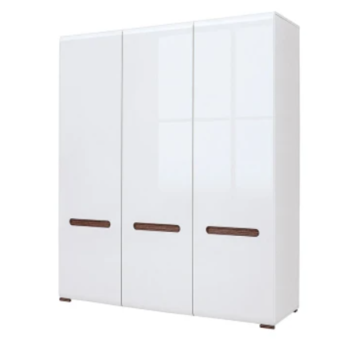 Шкаф Ацтека (Амелия) 3-дверный 180 см Белый