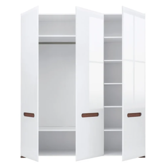 Шкаф Ацтека (Амелия) 3-дверный 180 см Белый