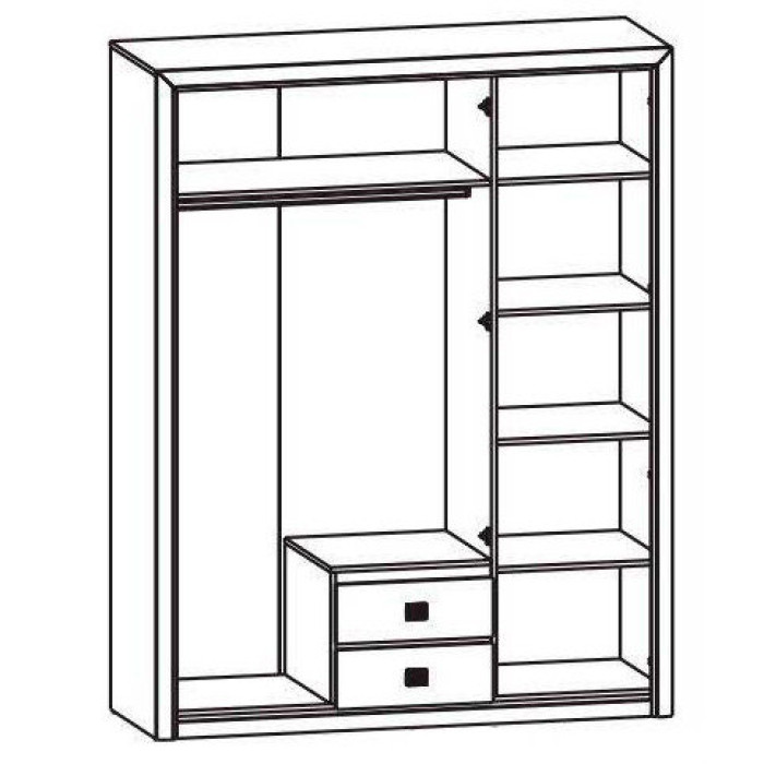 КОЕН Шафа SZF3D2S (МДФ)