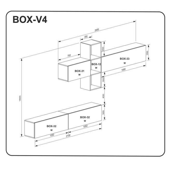Вітальний набір BOX-V4