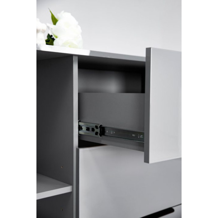 Комод Рома Color 2дв 3шх сірий