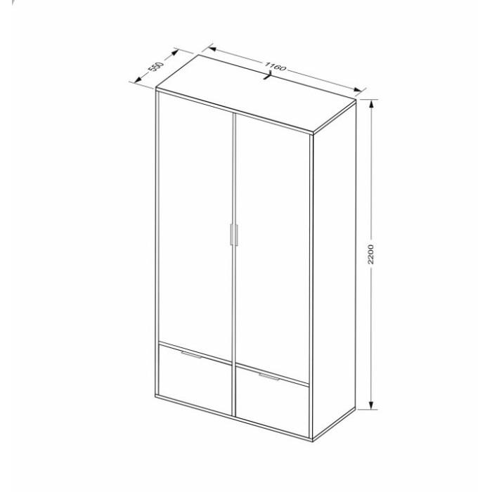 Шафа Олівія 2дв.2шх