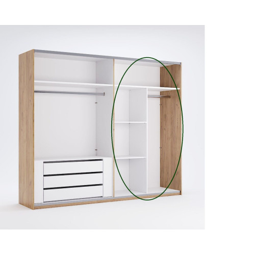 Полиці Т-подібні до шафи-купе 2,0м