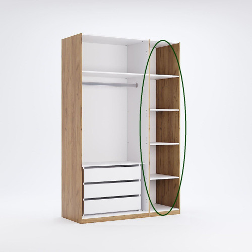 Полиці малі шафа 3дв