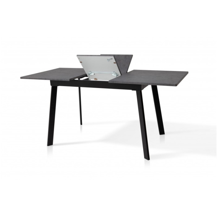 СТІЛ ОБІДНІЙ ЕТНА (ЧОРНИЙ/Т.СІРИЙ)