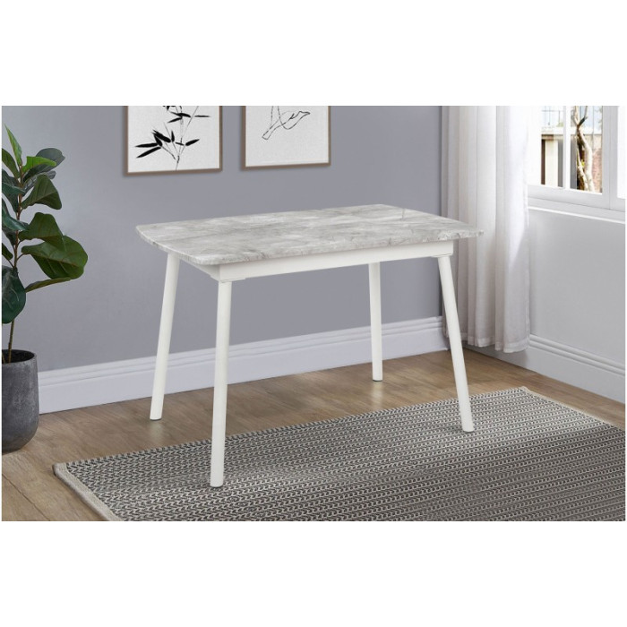 СТІЛ ОБІДНІЙ СОЛО (Білий/Базальт)