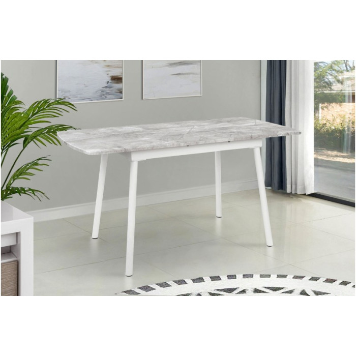 СТІЛ ОБІДНІЙ СОЛО (Білий/Базальт)