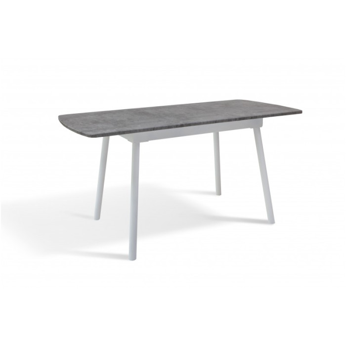 СТІЛ ОБІДНІЙ СОЛО (БІЛИЙ/СІРИЙ)