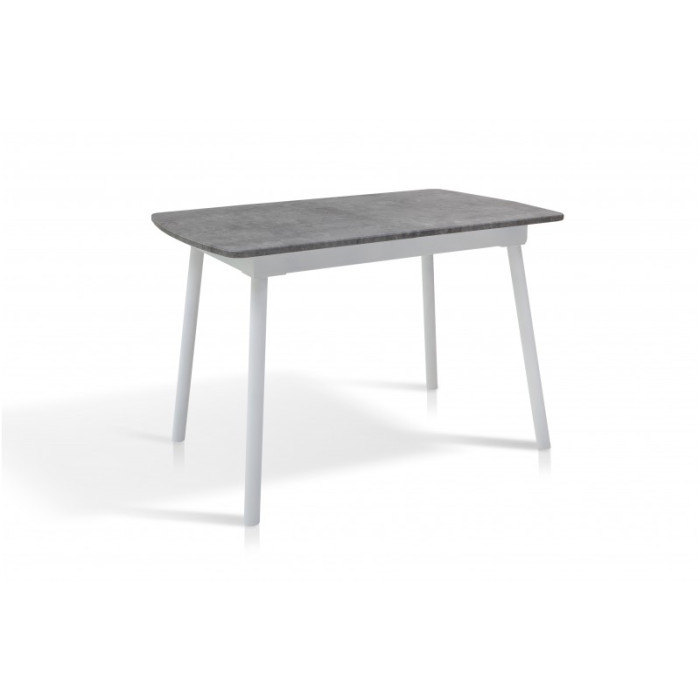 СТІЛ ОБІДНІЙ СОЛО (БІЛИЙ/СІРИЙ)