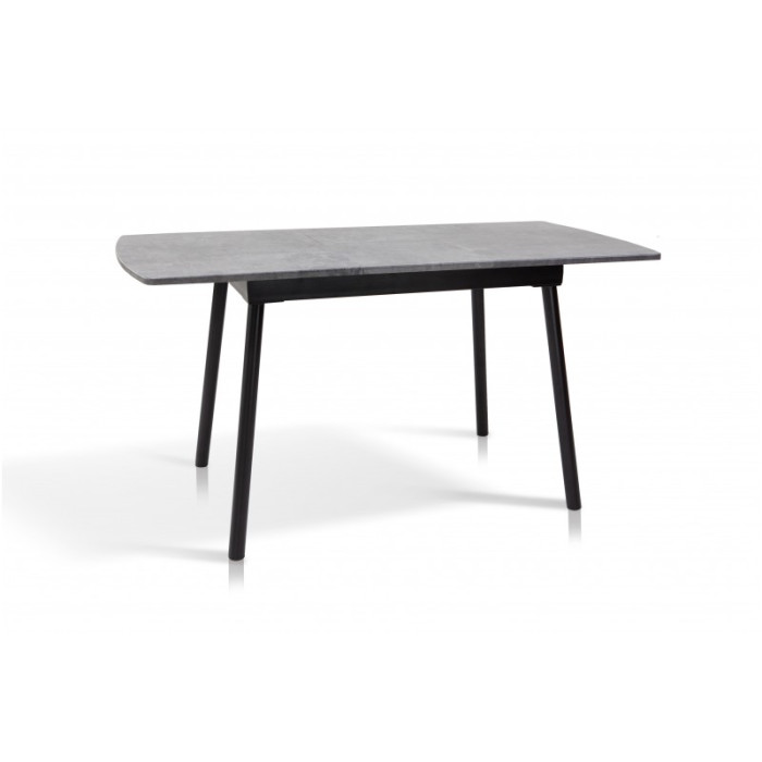 СТІЛ ОБІДНІЙ СОЛО (ЧОРНИЙ/Т.СІРИЙ)