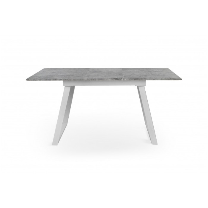 Стіл обідній Тандем (білий/мармур світлий)