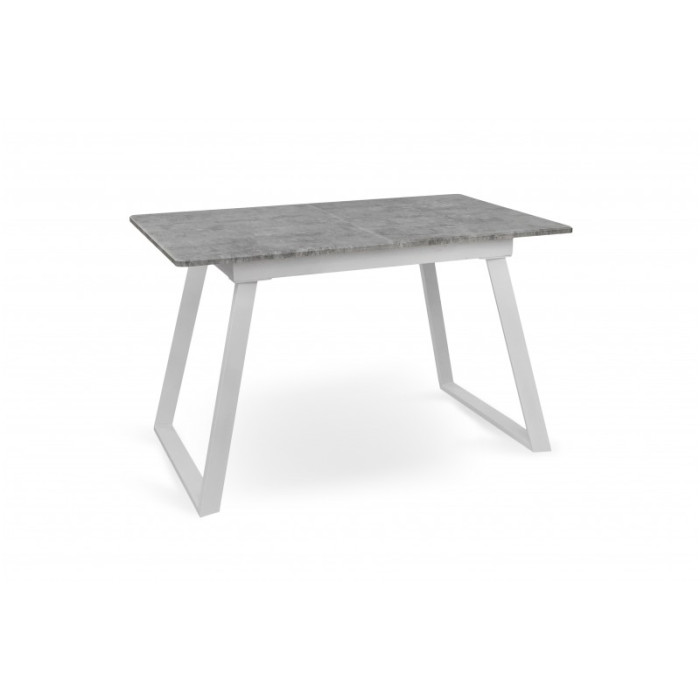 Стіл обідній Тандем (білий/мармур світлий)