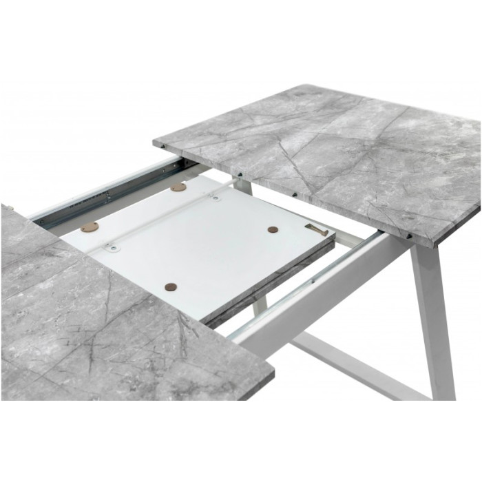 Стіл обідній Тандем (білий/базальт)