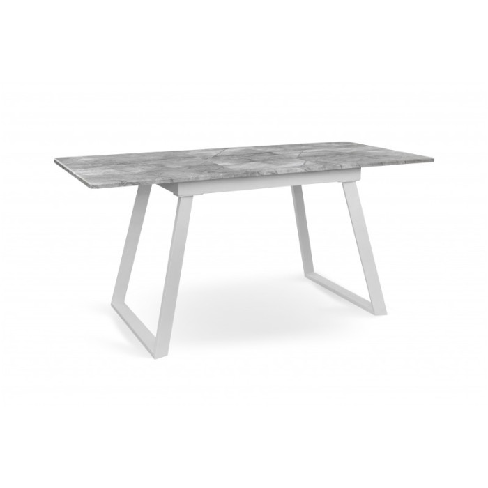 Стіл обідній Тандем (білий/базальт)