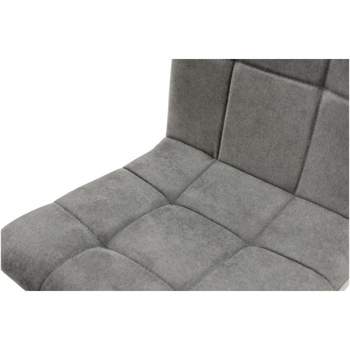 СТІЛЕЦЬ ТРІНІТІ (ЧОРНИЙ/ТКАНИНА ТЕМНО СІРА)