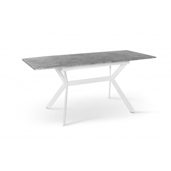 СТІЛ ОБІДНІЙ Х'ЮСТОН (БІЛИЙ/СІРИЙ)