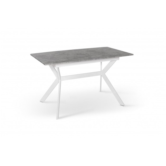 СТІЛ ОБІДНІЙ Х'ЮСТОН (БІЛИЙ/СІРИЙ)