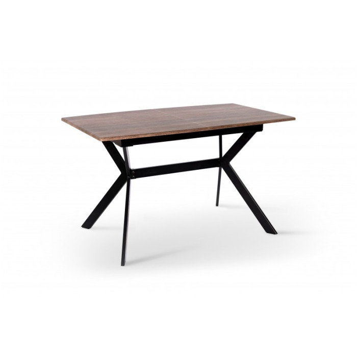 СТІЛ ОБІДНІЙ Х'ЮСТОН (ЧОРНИЙ/ГОРІХ)