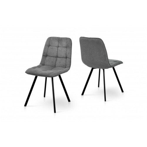 Стілець Софт (Чорний/Темно-Сірий)