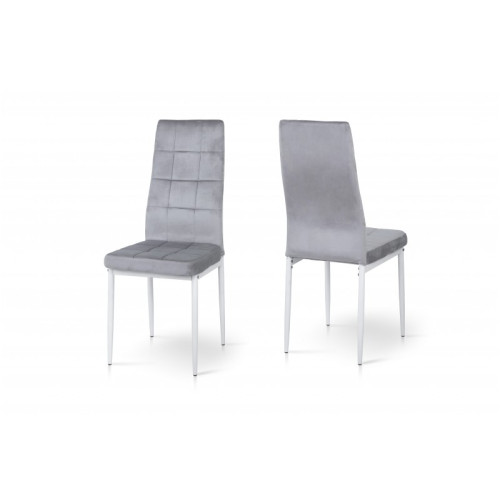 Стілець Айс (Велюр Світло-Сірий)