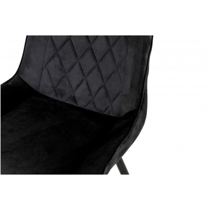 СТУЛ КОРФА (ЧЕРНЫЙ / ВЕЛЮР ЧЕРНЫЙ)