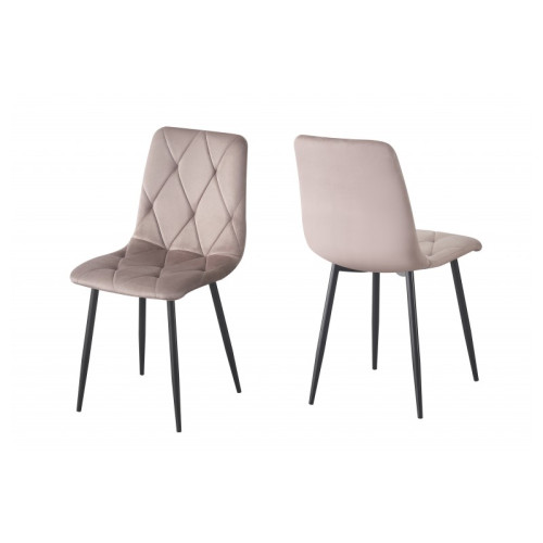 СТІЛЕЦЬ МЕМОРІ (ЧОРНИЙ/ВЕЛЮР БЕЖЕВИЙ)