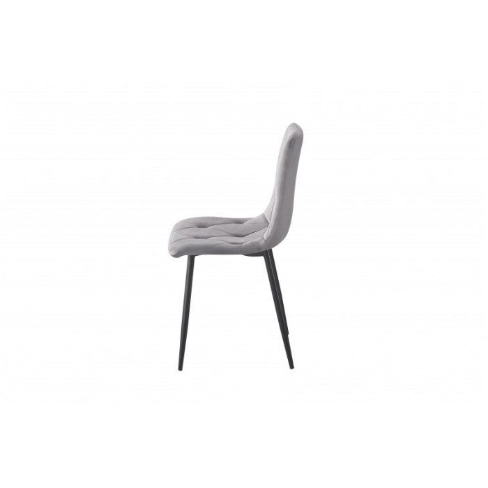 Стілець Меморі (Чорний/Велюр Сірий)