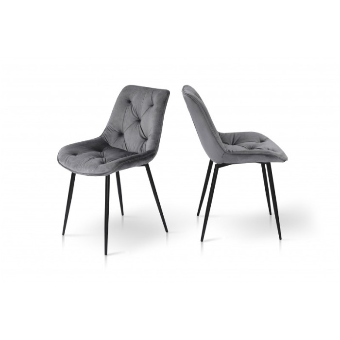 СТІЛЕЦЬ ПРАДО (ЧОРНИЙ/СІРИЙ)