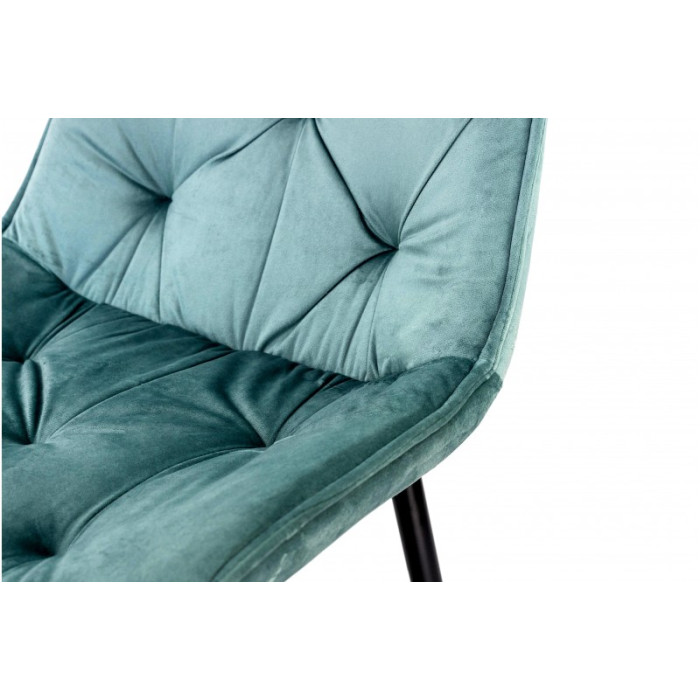 СТІЛЕЦЬ ПРАДО (ЧОРНИЙ/АКВАМАРИН)