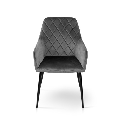 Стілець Томас (Велюр Сірий)