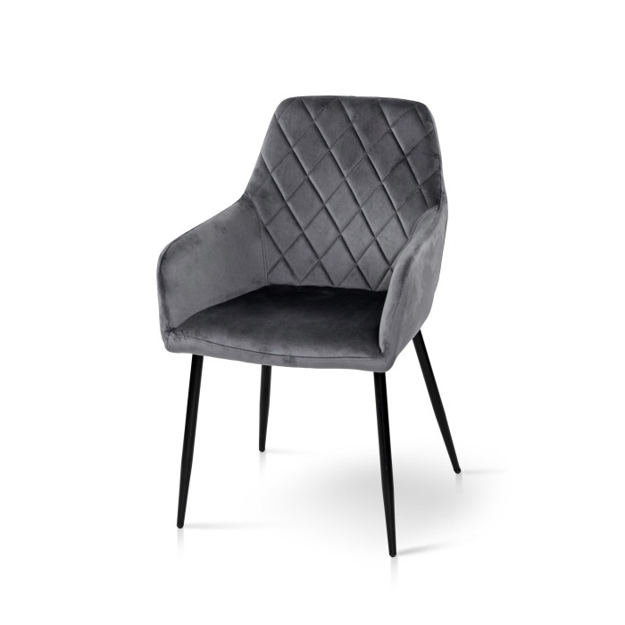 Стілець Томас (Велюр Сірий)