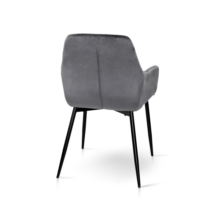 Стілець Томас (Велюр Сірий)