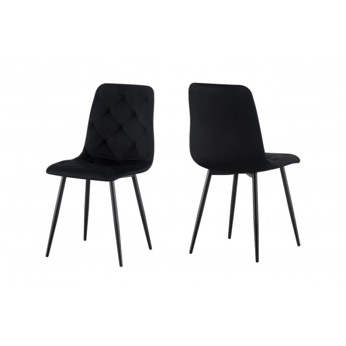 СТІЛЕЦЬ ТРАСТІ(ЧОРНИЙ/ВЕЛЮР чорний)