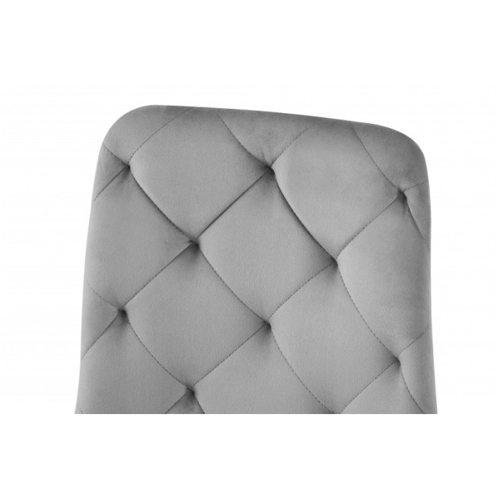 СТІЛЕЦЬ ТРАСТІ(ЧОРНИЙ/ВЕЛЮР сірий)