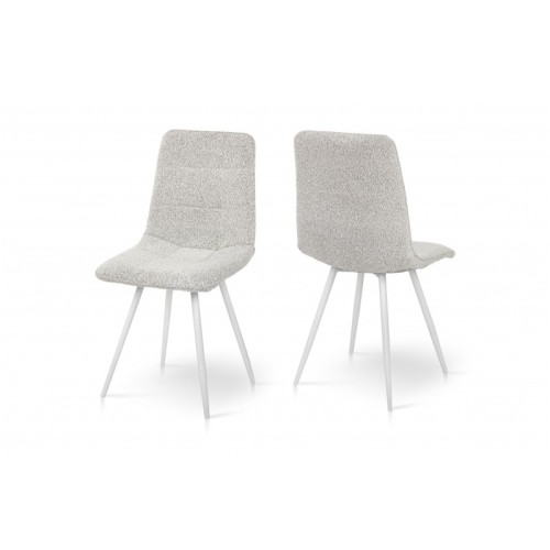 Стілець Фреш (білий/букле бежевий)