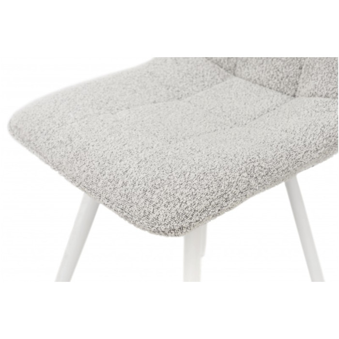 Стілець Фреш (білий/букле бежевий)