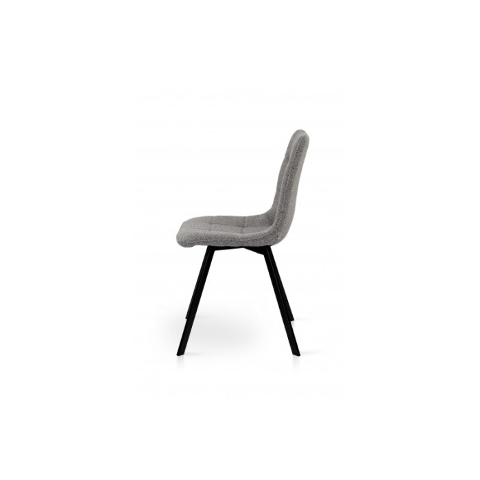 Стілець Фреш (чорний/букле сірий)