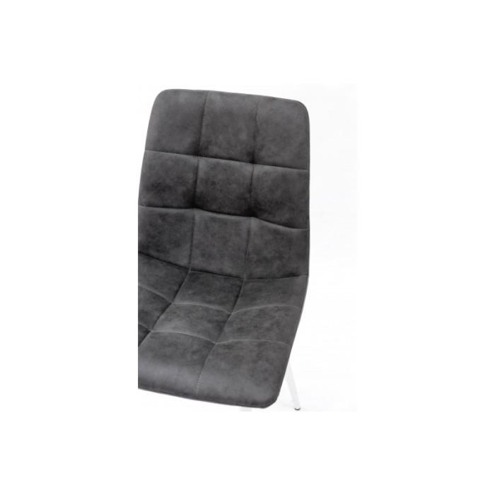 Стілець Чілі круглі ніжки (білий/сірий)