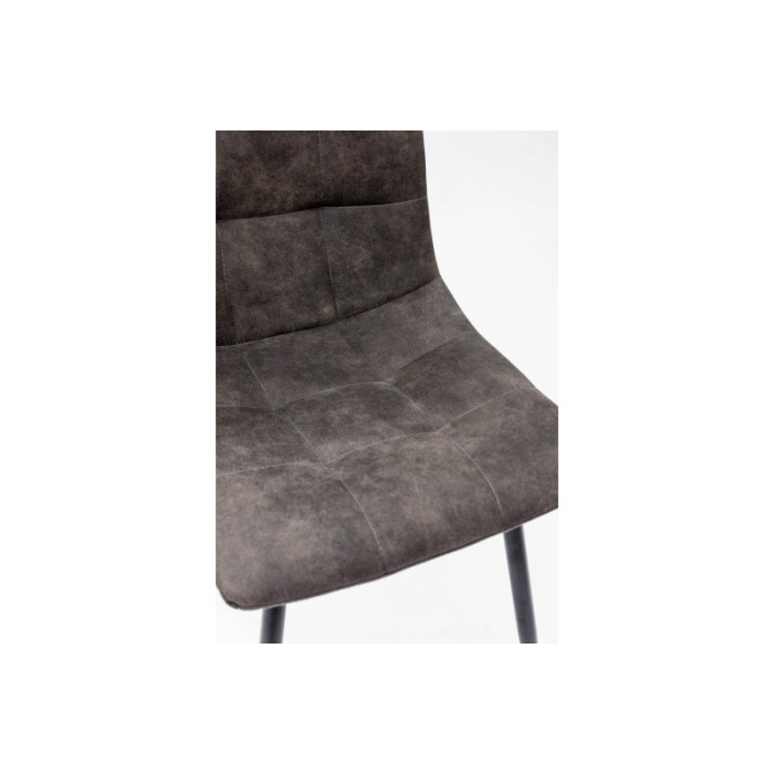 СТІЛЕЦЬ ЧІЛІ КРУГЛІ НІЖКИ (чорний/графітовий)