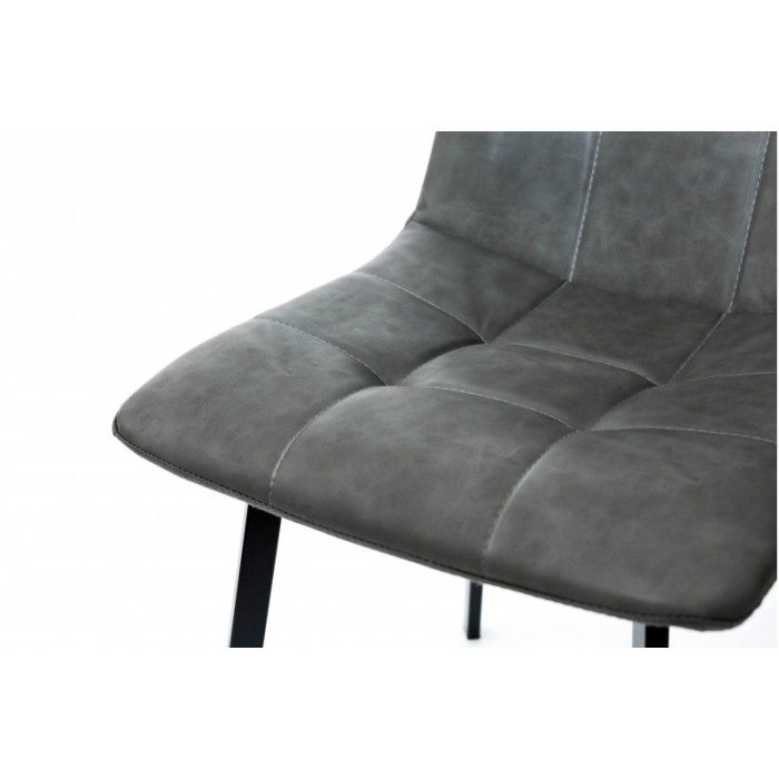 СТІЛЕЦЬ ЧІЛІ НІЖКИ КВАДРАТ (Чорний/антрацит)