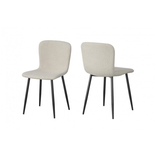 Стілець Юккі (чорний/бежевий)