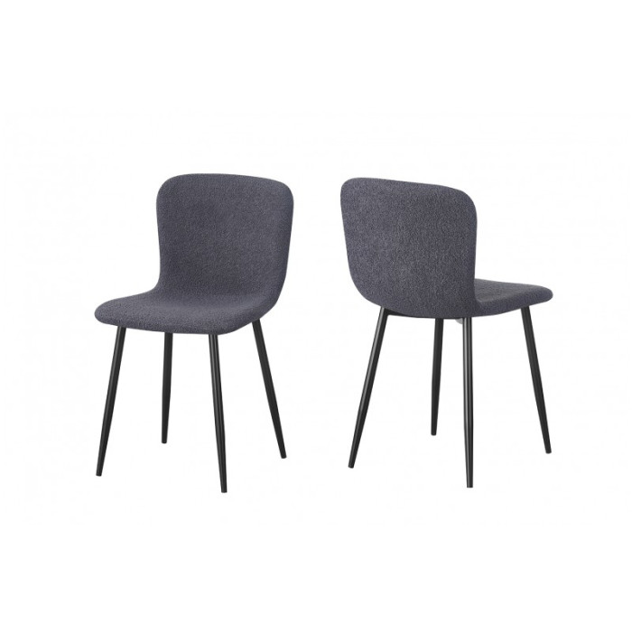 Стілець Юккі (чорний/темно-сірий)