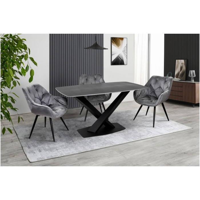 Стіл Обідній Бінго (чорний)