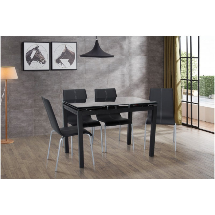 СТІЛ ОБІДНІЙ ВЕНДІ (ЧОРНИЙ)