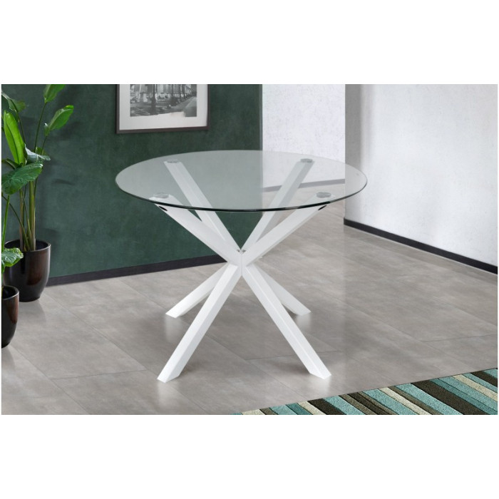 СТІЛ ОБІДНІЙ ДЖИН (білий)