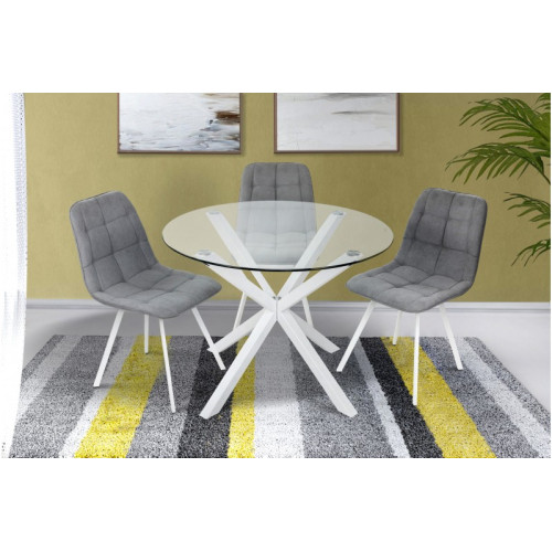 СТІЛ ОБІДНІЙ ДЖИН (білий)