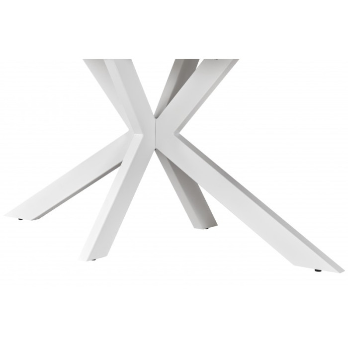 Обеденный стол Квант (белый/керамика нефрит)