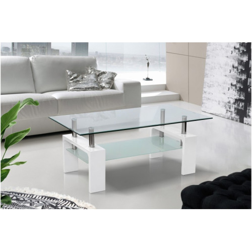 Стіл журнальний Кватро (Білий)